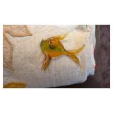 Vintage Murano Art Glass Fish Sculpture