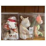 3 beanie babies - variety