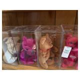 4 beanie babies - variety