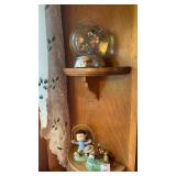 Mickey Mouse Snow Globe and Peanuts Figures