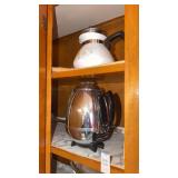 Electric Coffee Make & CorningWare Teapot