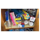Lot of Zipper Bags, Plastic Wrap, kitchen items