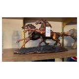 Bronze Finished Horse Sculpture