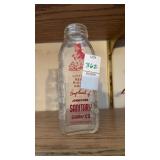 Johnstown Sanitary Dairy Co. Milk Bottle