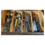 Drawer of Kitchen Flatware