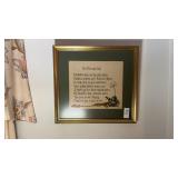 Vintage Framed Print To Mom and Dad