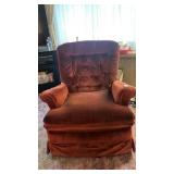 Vintage Red Recliner Chair