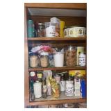 3 shelf lots of Flour, an other ingredients