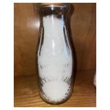 Vintage Meyers Dairy pint milk bottle -