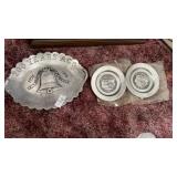 Armetal Platter & 2 plates