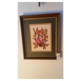 Vintage Set of 2 Needlepoint Boy Girl Hummel