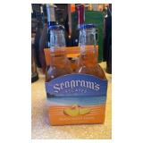 4 pack of Seagramï¿½s Peach Fuzzy Navel
