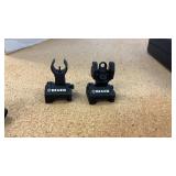 Ruger Iron Sights and Flashlight Attachment