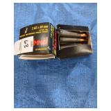 2 partial boxes of Wolf 7.62x39 33 rounds total