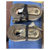 2 ratchet straps 5k lbs.