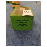 Open box of Sierra 44 cal 240 gr reloading