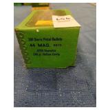 Open box of Sierra 44 cal 240 gr reloading