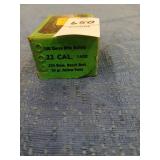 Sealed box of Sierra 22 cal 53 gr reloading