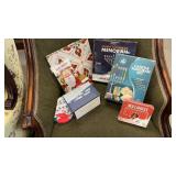 2 Menorahs & Christmas Decor - new