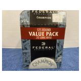 Federal Champion .22 Long Rifle ammunition- 36gr.