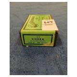 Sealed box of Sierra 30 cal 125 gr reloading