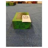 Sealed box of Sierra 25 cal 100 gr reloading