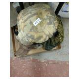 Misc hunting lot hotseat, decoy bag etc.