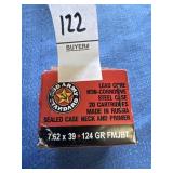 7.62x39mm 122gr FMJBT