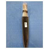 New Damascus dagger OAL 17-1/4, blade length 12'