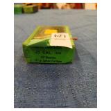 Sealed box of Sierra 25 cal 117 gr reloading