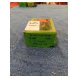 Open box of Sierra 9mm 125 gr reloading bullets