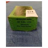 Open box of Sierra 30 cal 180 gr reloading
