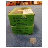 Sealed and partial box of Sierra 30 cal 150 gr