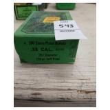 Sealed box of Sierra 38 cal. 158 gr. Reloading