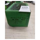 Sealed box of Sierra 45 cal 230 gr. Reloading