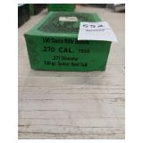 Sealed box of Sierra 270 cal 130 gr. Reloading
