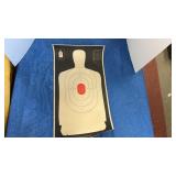 Roll of Red Center Silhouette Targets