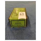 Sealed box of Sierra 30 cal 180 gr reloading
