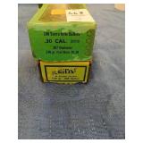 2 partial boxes of Sierra 30 cal 165 and 170 gr