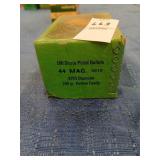 Sealed box of Sierra 44 cal 240 gr reloading