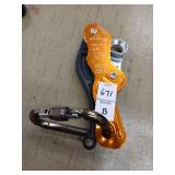 Anthron DSD descender and Black Diamond climbing