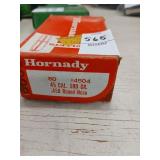 Open box of 44 cal. 500 gr. Reloading bullets