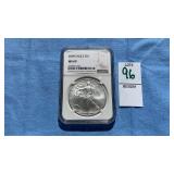 2009 Silver Eagle $1 Coin MS 69, 1 ounce fine