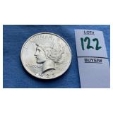 1923 Peace Silver Dollar