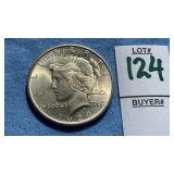 1924 Peace Silver Dollar