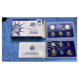2000 U.S. Mint Proof Set with State Quarters