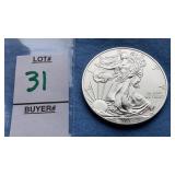 2014 One Ounce Fine Silver American Silver Eagle