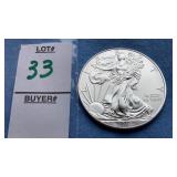 2014 One Ounce Fine Silver American Silver Eagle