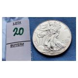 2014 One Ounce Fine Silver American Silver Eagle