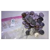 (100) Kennedy Half Dollars 1970s-80s